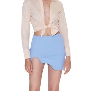 NWT Mother of All Sky Blue Pencil Skirt